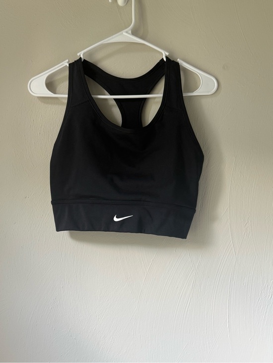 Nike Other - Nike Black Racerback Sports Bra with White Swoosh